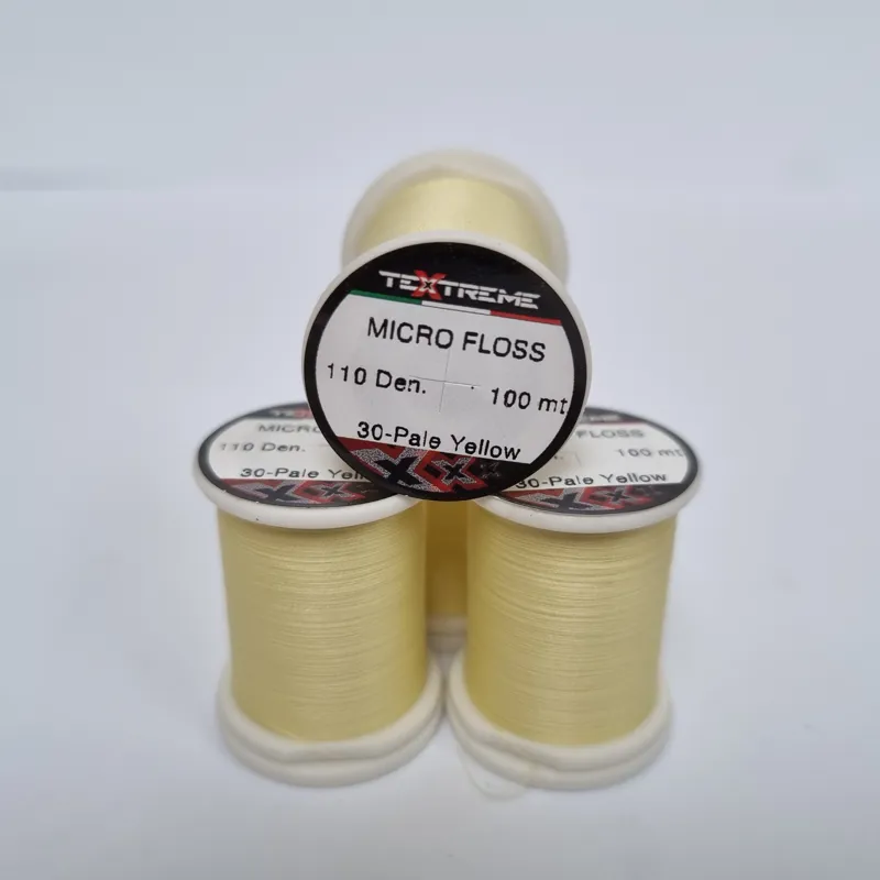 TEXTREME Micro Floss 110 Den in 30-Pale Yellow-2